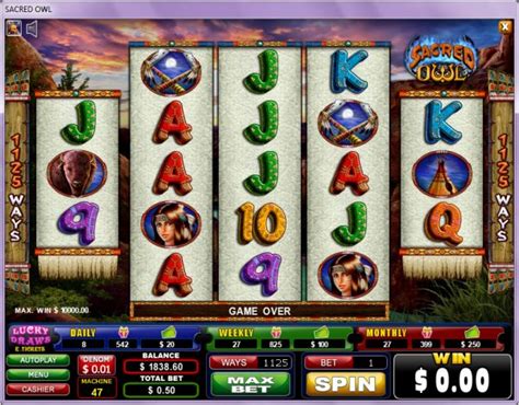 sacred owl online casino slot game